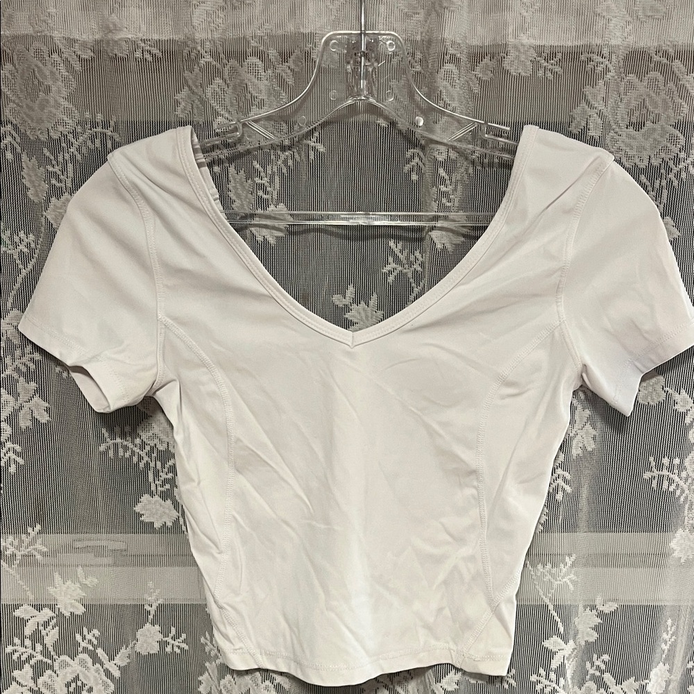 Lululemon white align tee shirt